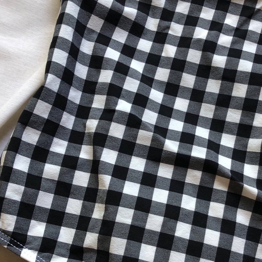 Ephemera Gingham Backless Swimsuit - image 3
